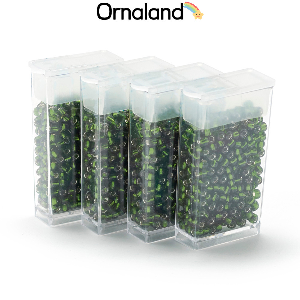 1 Hộp MGB Matsuno Hạt Thủy Tinh Nhật Bản, Đường Kính 3.5-4mm x Dày 3mm, Lỗ 1.2-1.5mm, 140 Cái/Hộp, T