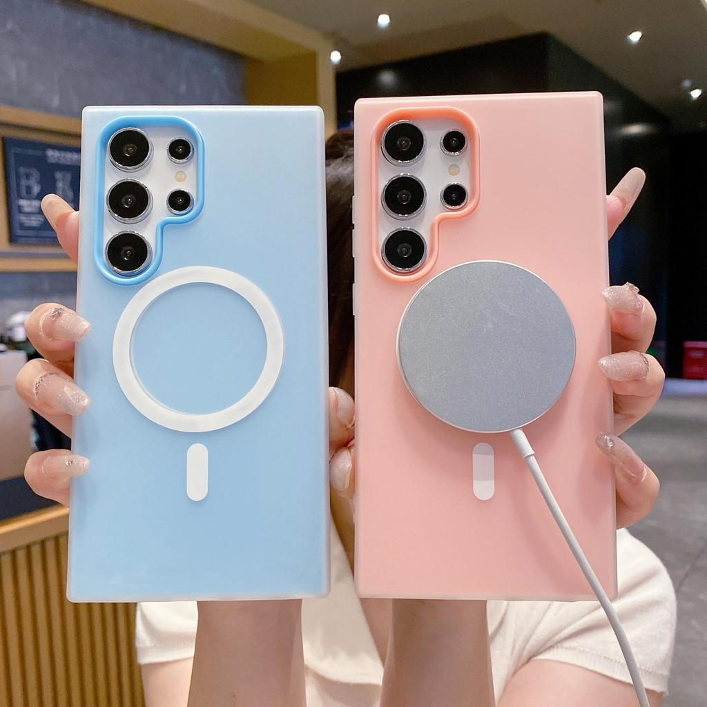 Dành Cho Samsung S25 / A07 / A56 / A25 / A15 / S22ULTRA, Ốp Điện Thoại Màu Kẹo Mới, Kiểu Từ Hai Tron