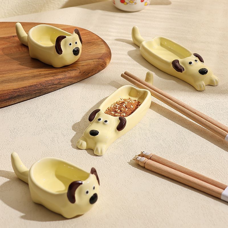 Hàn Quốc Dễ Thương Gia Vị Món Ăn Nhúng Nước Sốt Đĩa Gốm Gia Vị Đĩa Nhúng Gia Vị Món Ăn Thịt Nướng Nh