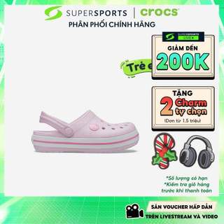  Giày Clog Trẻ Em Crocs Crocband - Hồng - 207006-6GD ADS09 LS200 