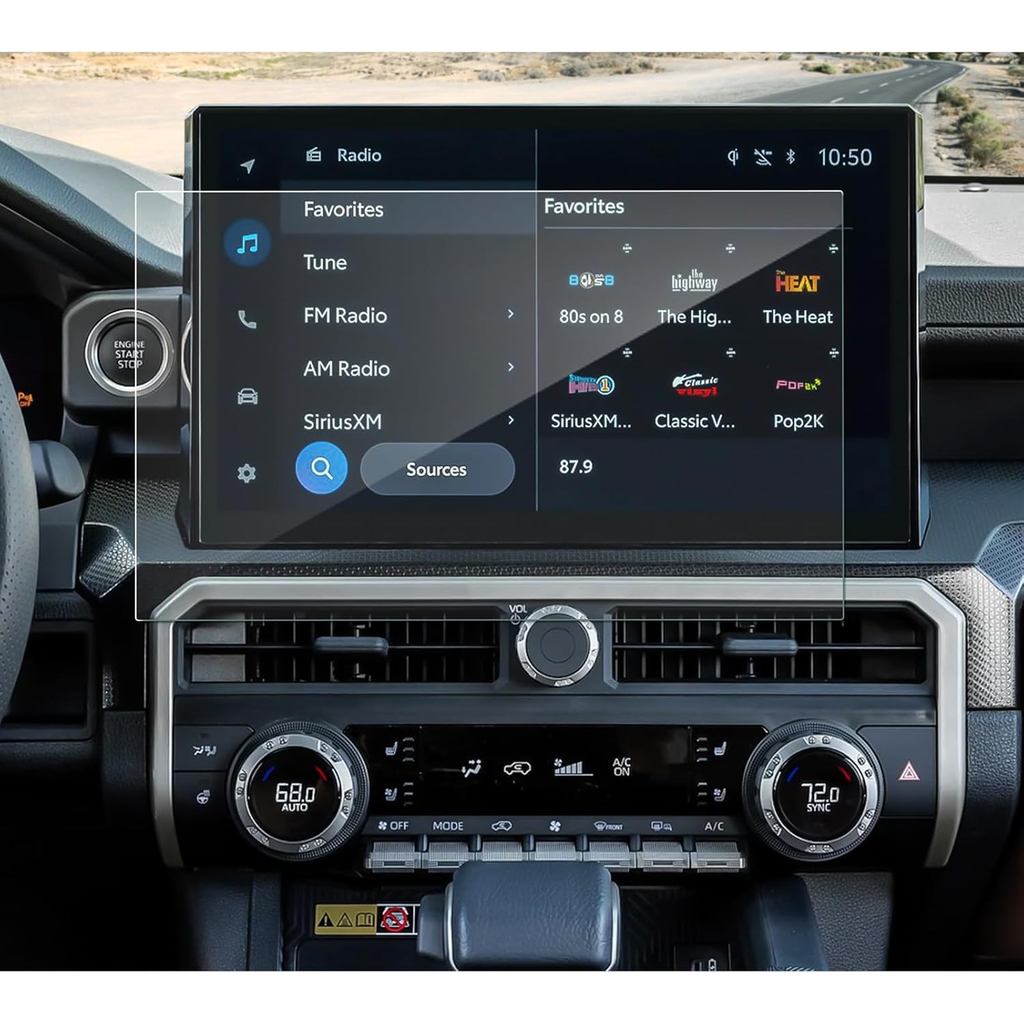 Tấm bảo vệ màn hình chống chói cho Toyota 4Runner 2025-2026, (TRD Sport TRD Off-Road Premium / Trail