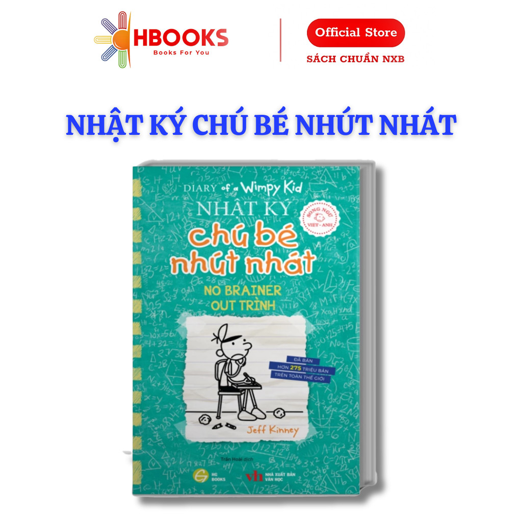Sách Nhật ký Chú Bé Nhút Nhát tập 18 Out Trình bản song ngữ - Diary of a Wimpy Kid - HG books