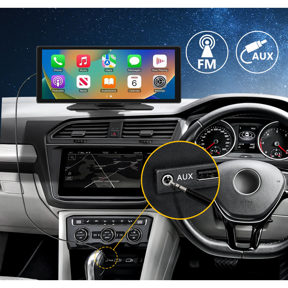 Màn hình IPS Cronus Carplay 10.26 inch - Hỗ trợ Apple Carplay & Android Auto - Kết nối không dây
