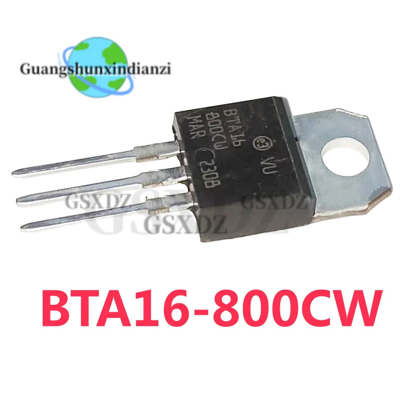 10 Cái / lô BTA16-800B BTA16-800C BTA16-800BW BTA16-800CW TO-220 Transistor BTA16800B BTA16800C BTA1