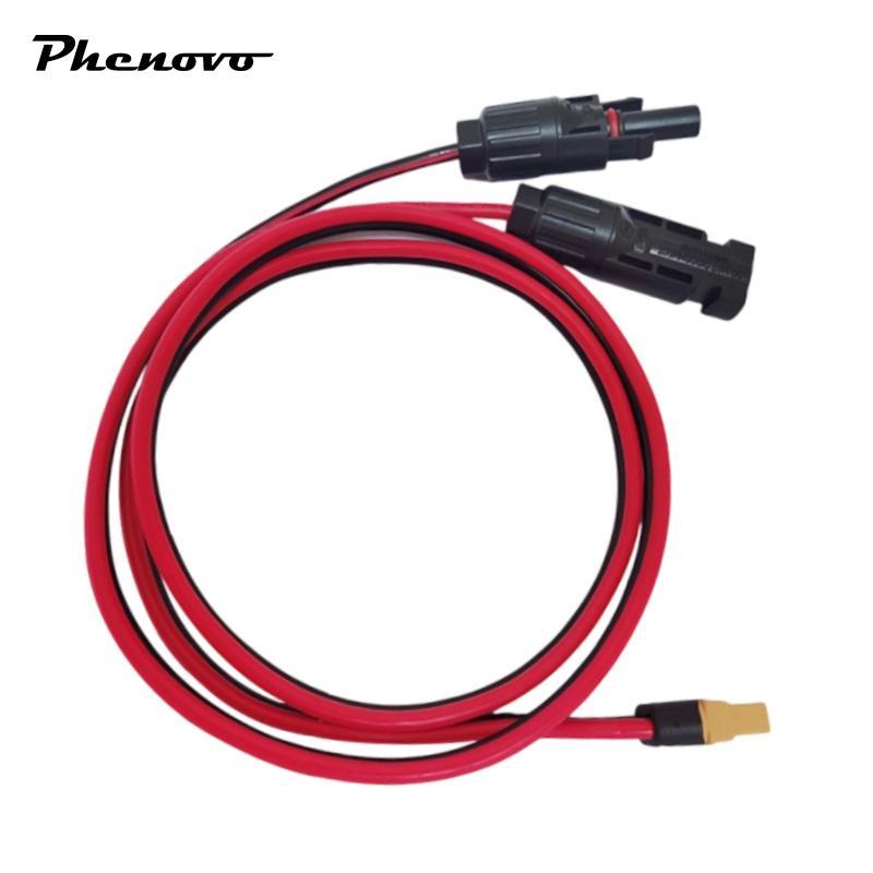 XT60 đến MC4 Solar Male Female Connector Cáp nối dài sạc 12AWG cho Rvs