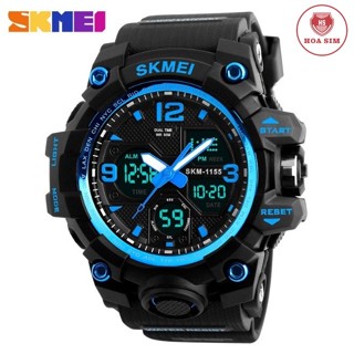 Đồng hồ nam giá rẻ- Đồng hồ nam điện tử thể thao skmei 1155B - siêu chống nước
