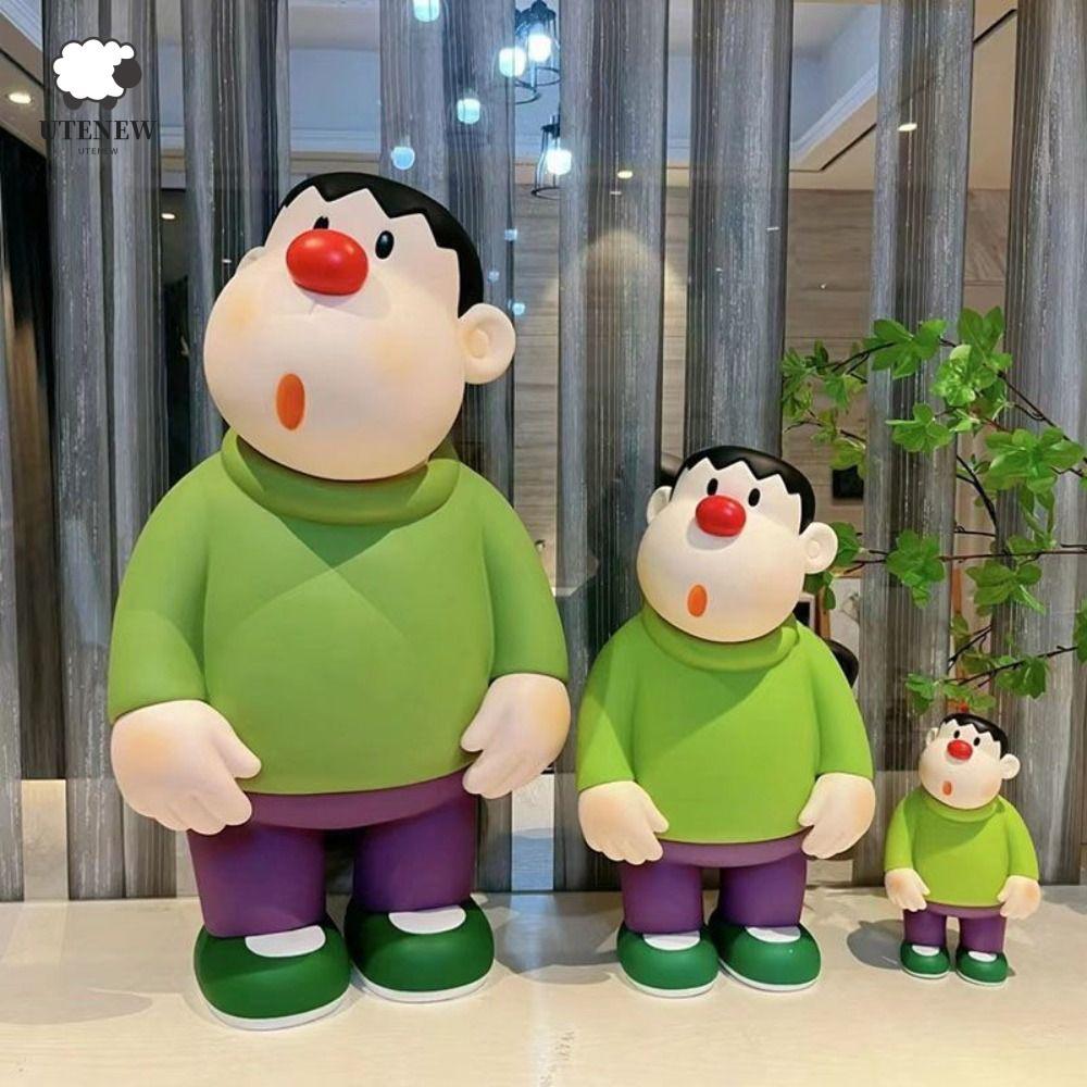 Đồ chơi nhân vật hành động UTENEW Fat Tiger, Phim hoạt hình Q Phiên bản Crayon Shin-chan Hình, Đầu c