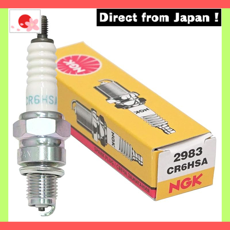【Japan Original】
Spark Plug CR6HSA - Stock No. 2983 (Single Unit)