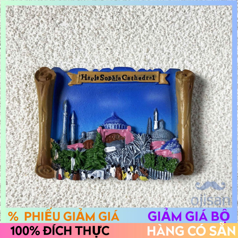 [Nam châm] Nam châm nhựa Nam châm tủ lạnh của Hagia Sophia ở Istanbul, Türkiye