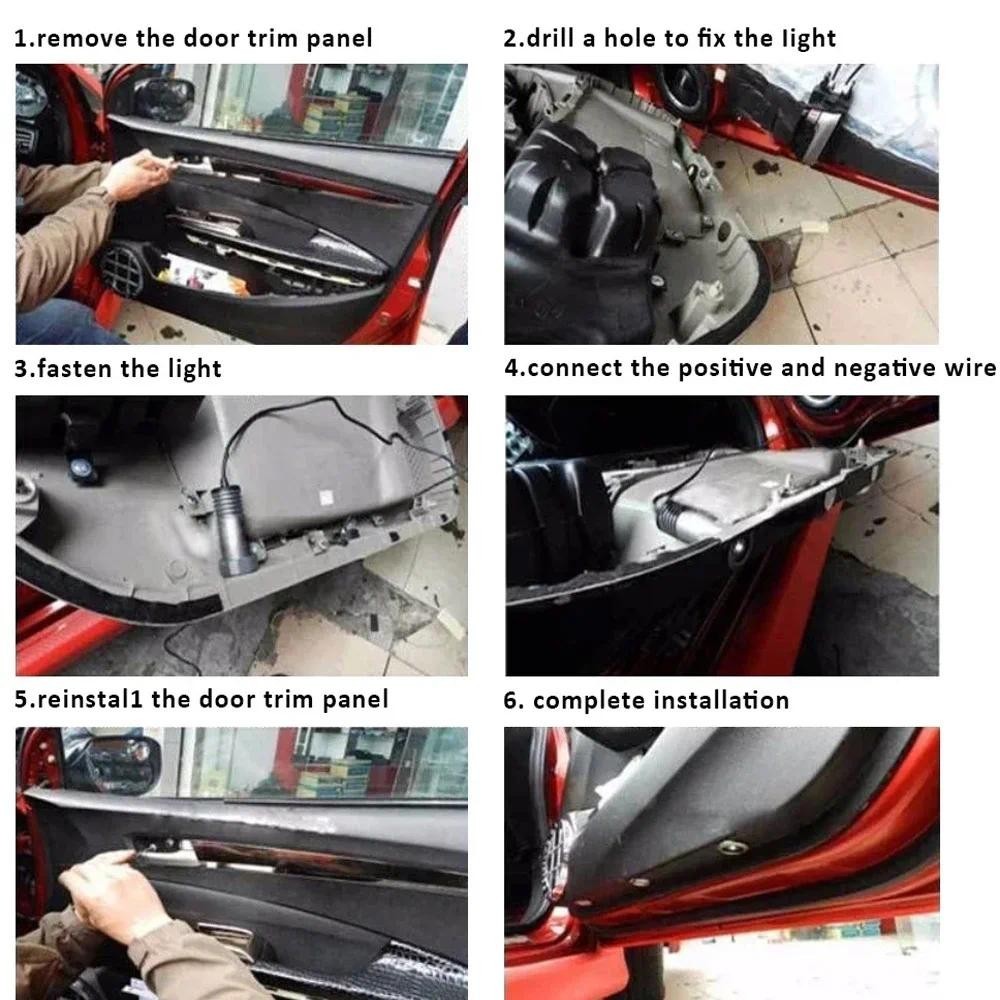 LED Laser Ma Cho HUMMER Đèn Cửa HUMMER Logo Đèn Cửa Máy Chiếu Đèn Cho HUMMER HX H3 H2 H1 Kiểu Dáng X