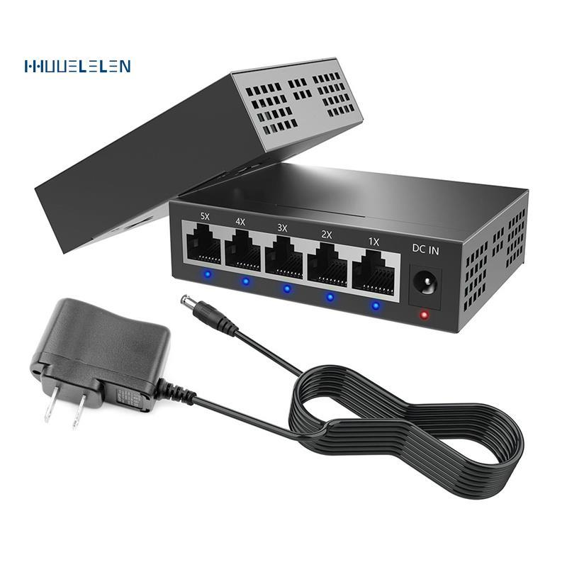Công Tắc Công Nghiệp Gigabit 5 Cổng 1000Mbps Công Tắc Công Nghiệp Mạng Mini Ethernet Switch Home Spl