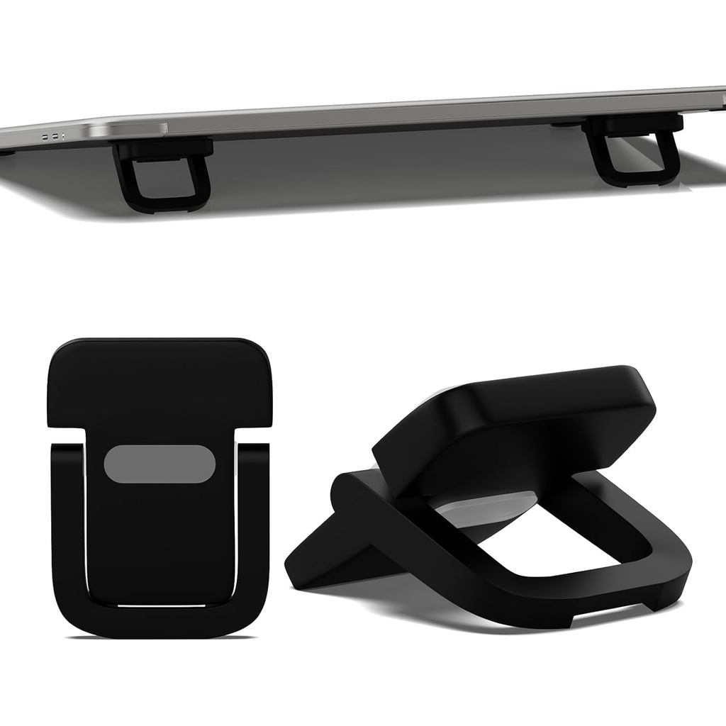 2 Chiếc Bàn Phím Di Động Nâng, Chân Đế Bàn Phím Laptop Màu Đen Có Thể Điều Chỉnh Với 2 Góc Cài Đặt V