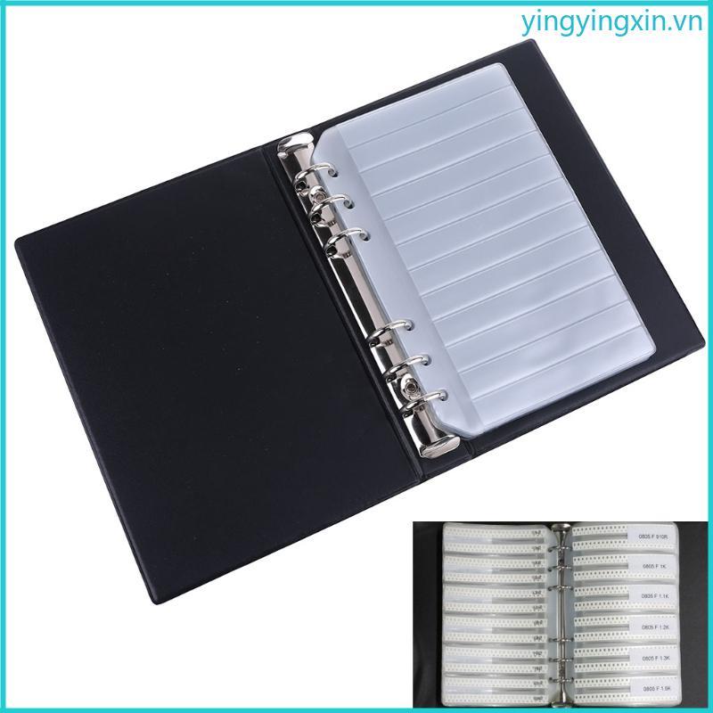 YIN 0201 0402 0603 Điện Trở Tụ Điện Cuộn Cảm Trống Thành Phần SMD Trống Mẫu Sách