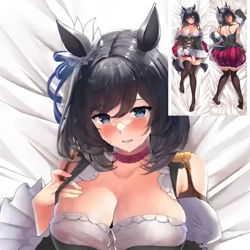 Umamusume: Pretty Derby Eishin Flash Dakimakura Waifu Vỏ Gối 2 Mặt In Gối Hing Body Cushion Cover Ot