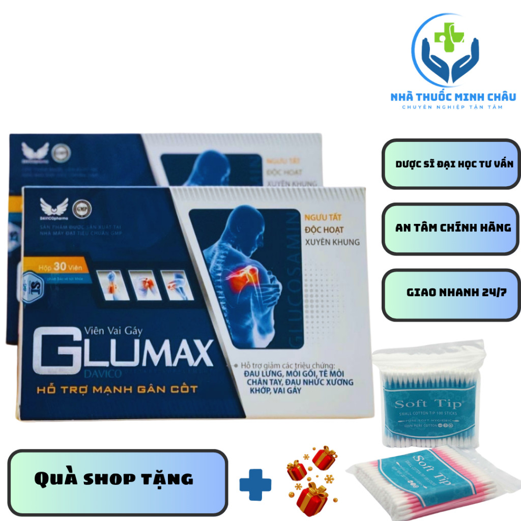 [CHÍNH HÃNG] Viên vai gáy GLUMAX - Hỗ trợ mạnh gân cốt