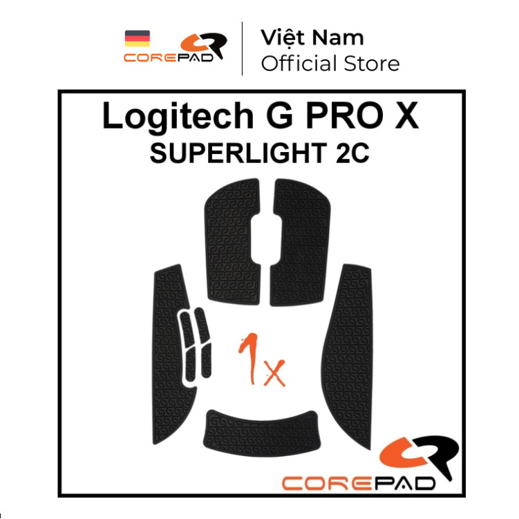 Corepad Soft Grips G Pro X Superlight 2C – Grip tape chuột Superlight 2C - Corepad Store