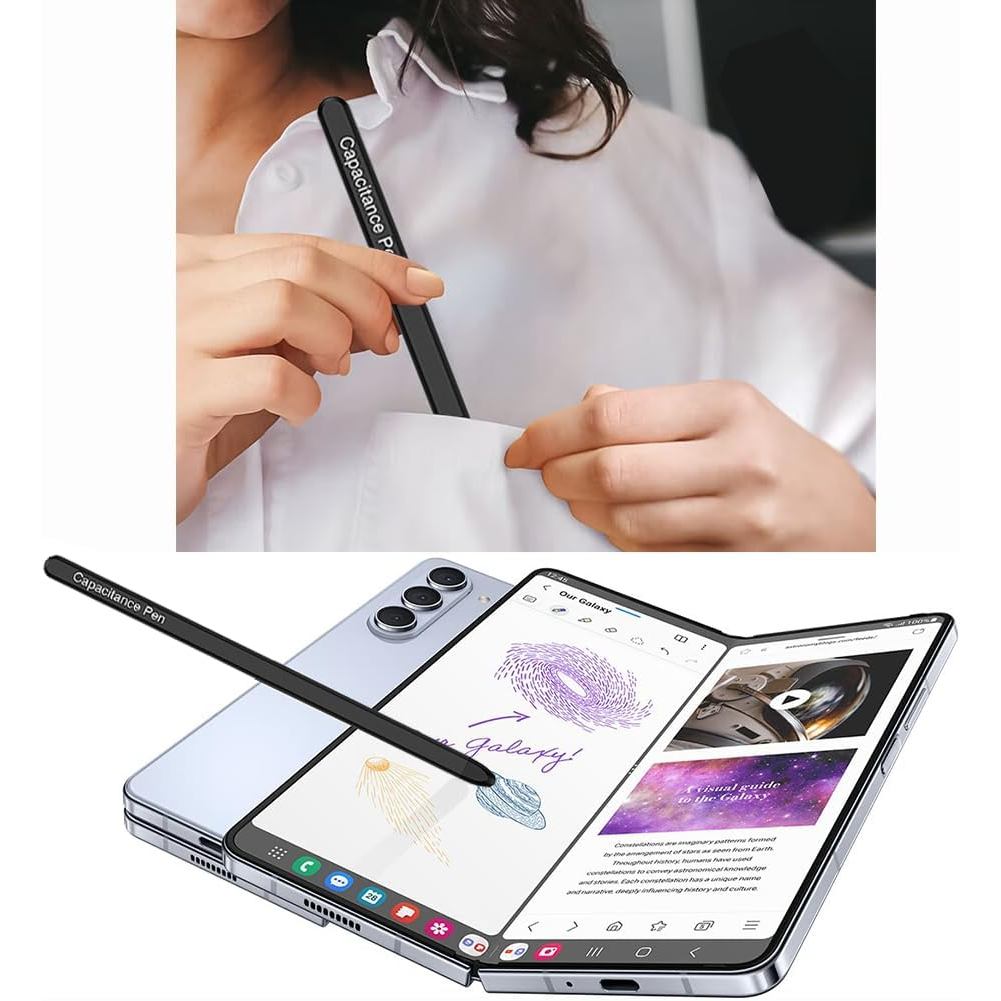 SHIEID S Pen Fold Edition cho Galaxy Z Fold6 / Z Fold5, chỉ tương thích với Z Fold 6 và Z Fold 5, Bl