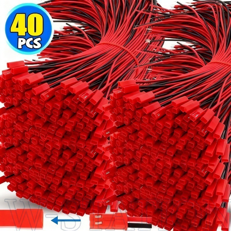 10-40 Cái Đầu Nối Phích Cắm JST - 2 Pin Nam Nữ Cắm Thiết Bị Đầu Cuối - Đa Năng, Bền Đẹp - Nguồn Cung