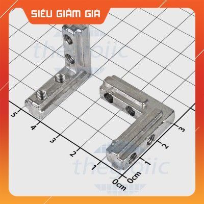 [2 Cái]- Ke Góc Chìm L Cho Nhôm Định Hình GB 30x30 SmartFix Linh Kiện