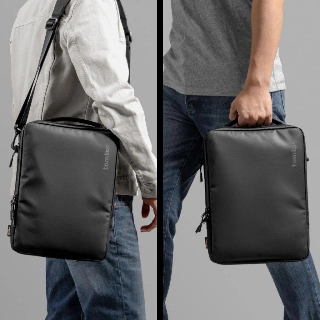Túi đeo chéo chống sốc cho Macbook/Laptop Tomtoc Urban Codura Shoulder Bags 13/13.6/14/15 inch (A04) | BigBuy360 - bigbuy360.vn