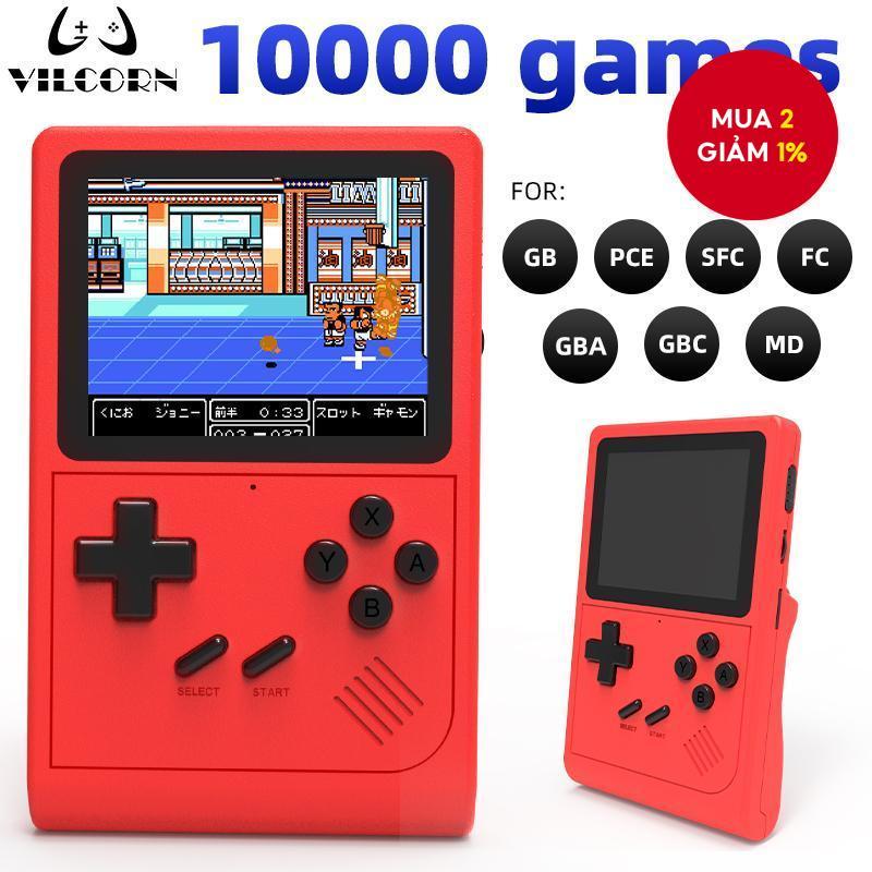 Máy chơi game cầm tay GB300 10000 trò chơi, máy chơi game bỏ túi 3 inch hỗ trợ xuất video AV.