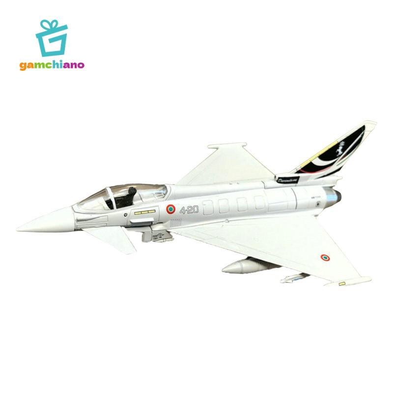 Gamchiano 1 / 100 Ef2000 Máy Bay Tiêm Kích Phản Lực Sưu Tập Diecast Máy Bay Để Bàn Trang Trí