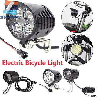[BIGHSM] Đèn điện 36-72V có còi Xe tay ga điện LED 12W Đèn LED phía trước Đèn pha đi xe đạp chống nước cho xe đạp điện