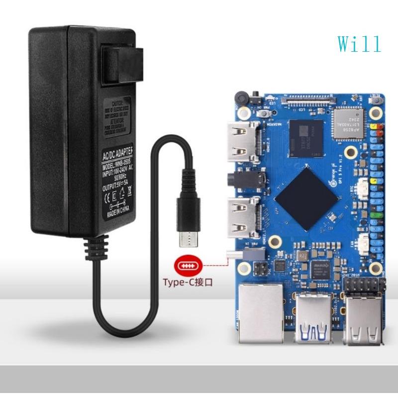 Bộ sạc nhanh 5V 5A Type C có nhiều mạch bảo vệ và đầu ra 5A 5V cho CM5