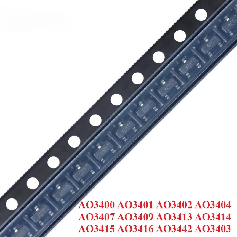 10 chiếc AO3400 STO23 AO3400A STO-23 AO3401 AO3402 AO3404 AO3407 AO3409 AO3413 AO3414 AO3415 AO3416 