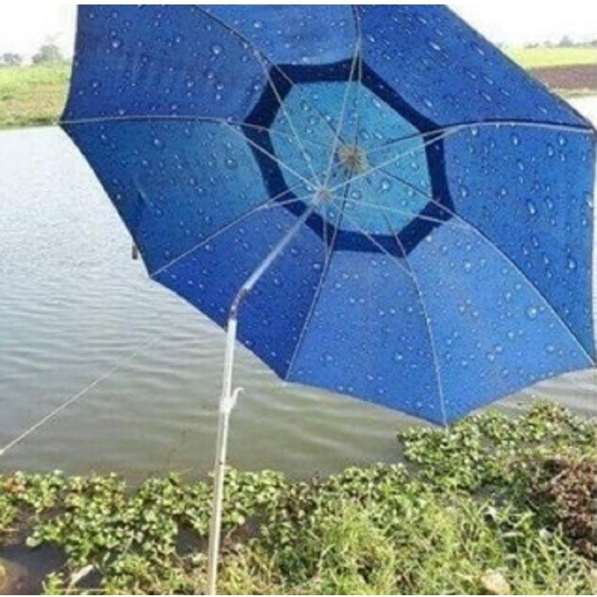 Ô dù câu cá tre nắng mưa 1m8..ô xoay 360 độ cao cấp 