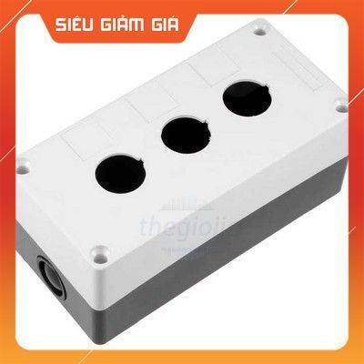 BX3-22 Hộp 3 Nút Nhấn Điều Khiển 22mm Màu Trắng SmartFix Linh Kiện