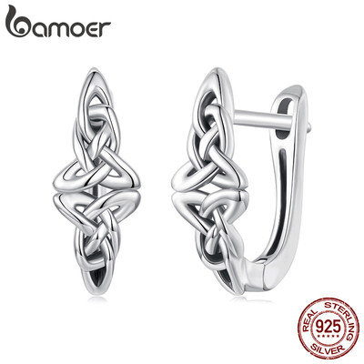 Bông tai Celtic bạc 925 thắt nút - Quà tặng sang trọng cho nàng
