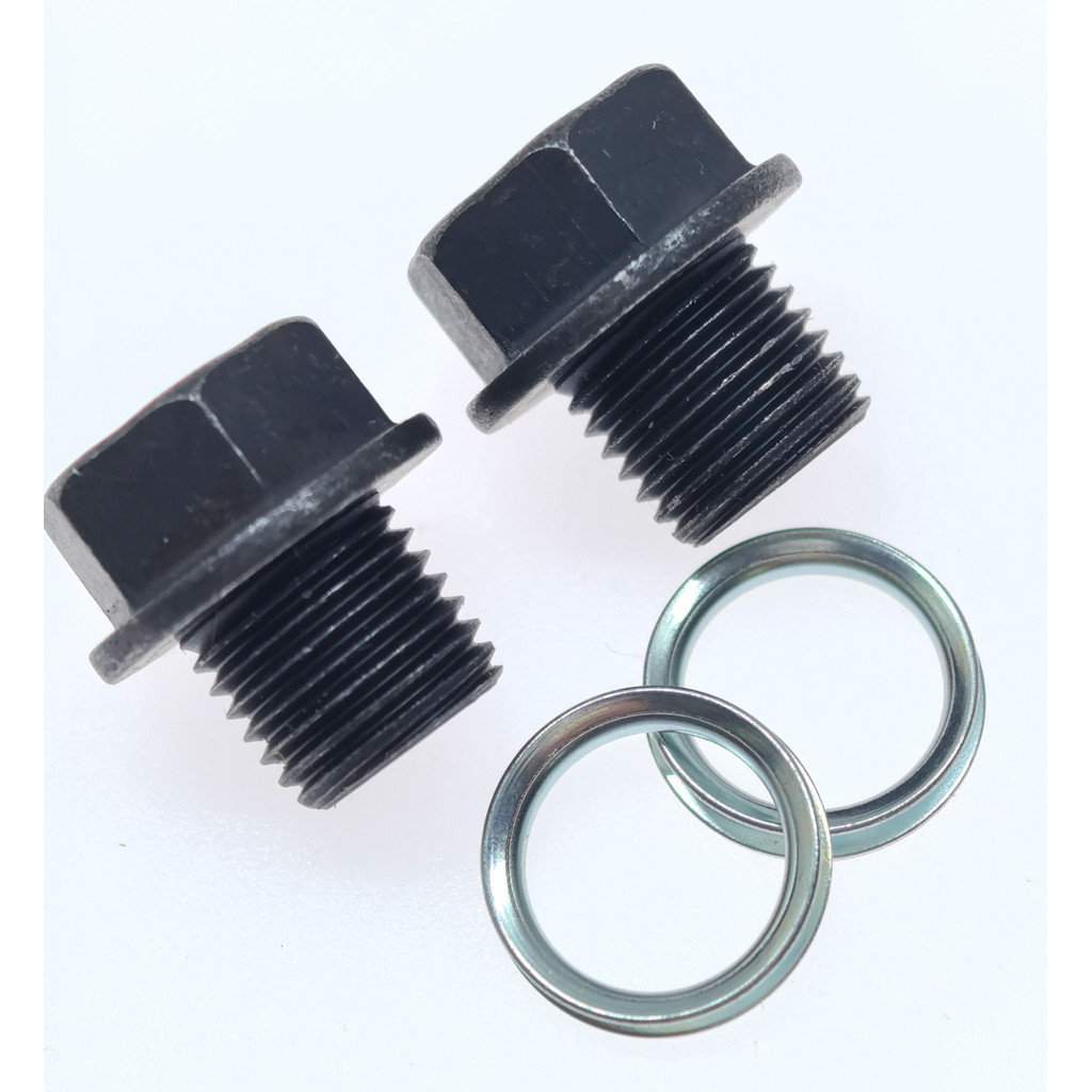 2 Cái / Thích Ứng Với Mitsubishi Pajero V31 / 4G64 Động Cơ Xả Dầu Vít Chảo Vít Gioăng