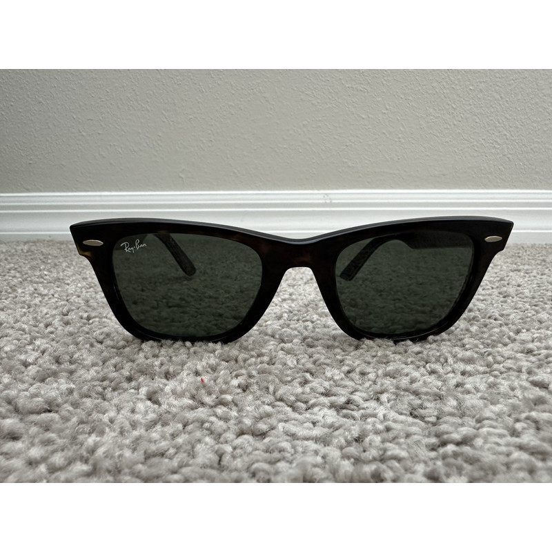 Gafas de sol Rayban Wayfarer RB 2140 Brooks Brothers de cuaders de tortuga EX5R