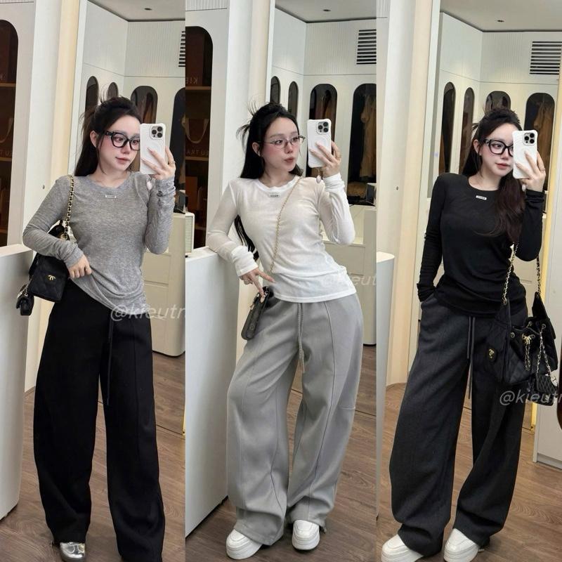 Quần baggy Thụng MIAstore có chốt gấu ms406