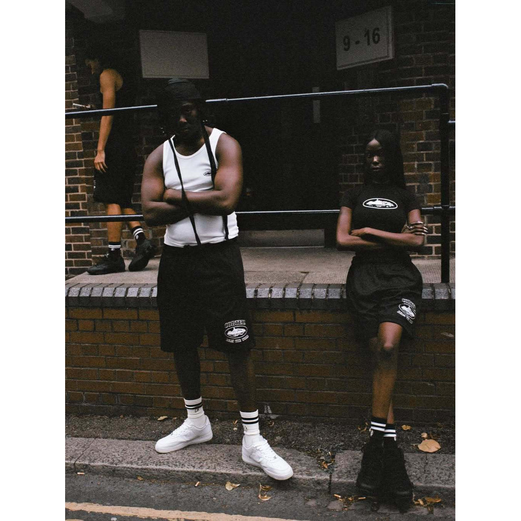 XADG Corteiz Hip-Hop Trend Summer Sports Casual Shorts Loose Breathable Quick-Dry Mesh Basketball Sh