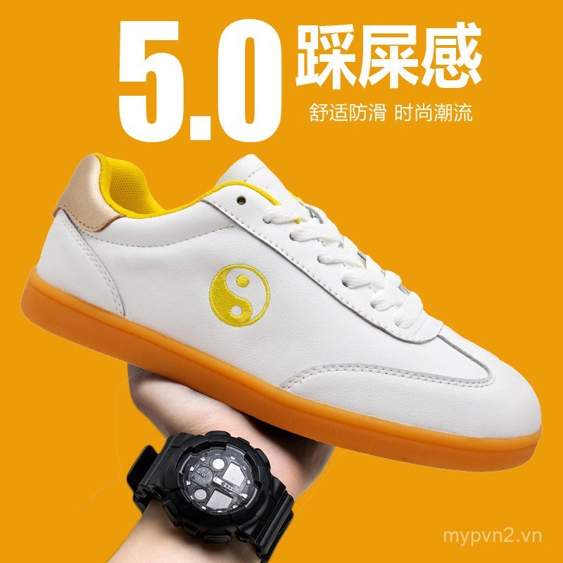 Giày Fuxing da cao cấp phong cách thái cực, phù hợp cả nam lẫn nữ