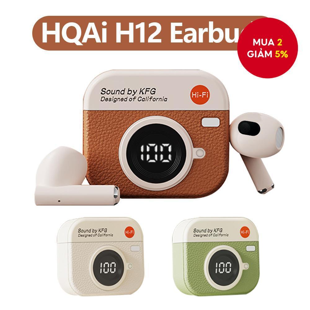 Tai nghe nhét tai HQAi H12 Tai nghe chống nước Touch Conter Khử tiếng ồn Tai nghe âm thanh nổi HIFI