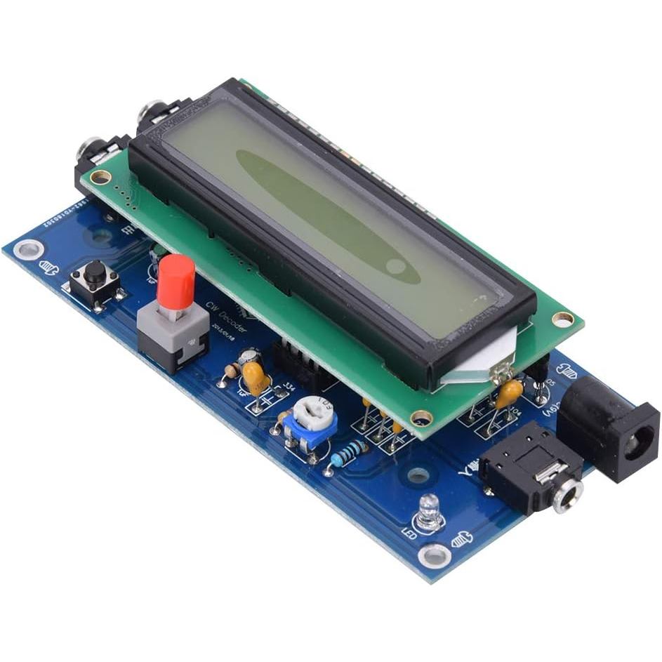 Morse Code Trainer, DC7-12V 500mA CW Bộ giải mã Morse Code Machine Cw Trainer Bộ giải mã mã mã Morse