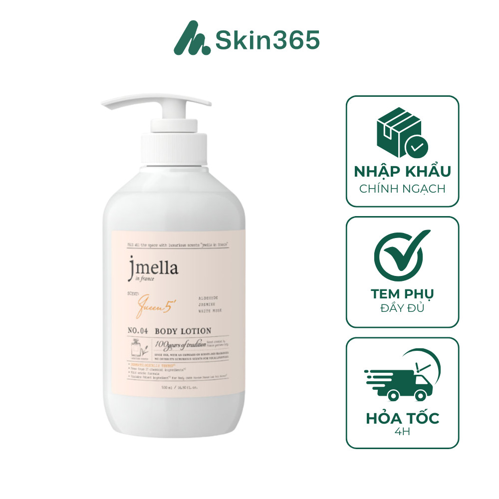 Dưỡng Thể Nước Hoa Jmella In France Body Lotion 500mL