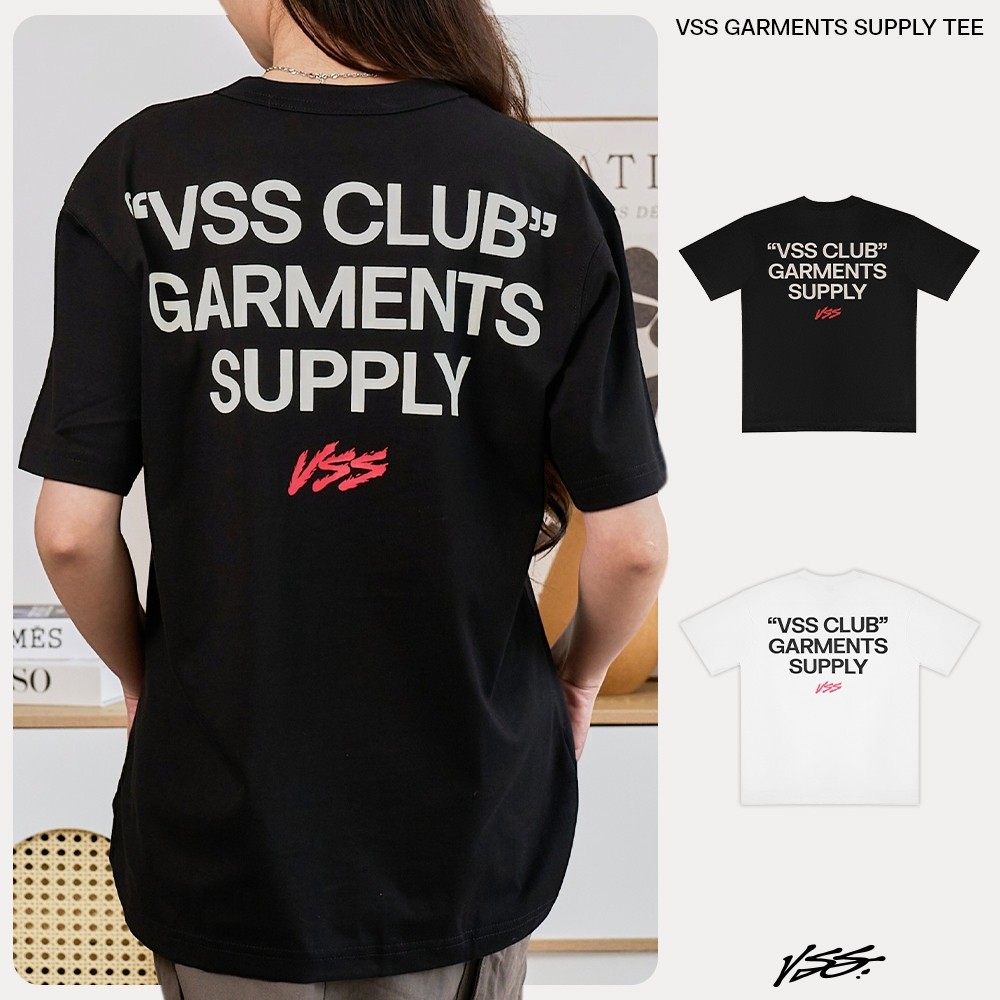 Áo Thun Nam Nữ VSS Chính Hãng Vải Cotton 2 Chiều Thấm Hút Form Rộng Hình In Lụa Basic 2 Màu - VAT24