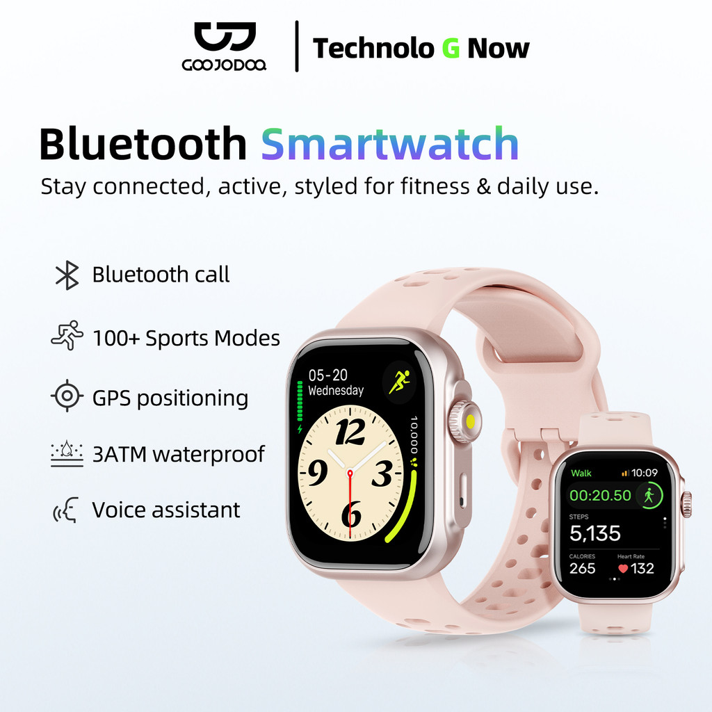 Đồng hồ thông minh GOOJODOQ có GPS, khả năng chống nước 3ATM, theo dõi đồng hồ thể thao, hơn 100 chế