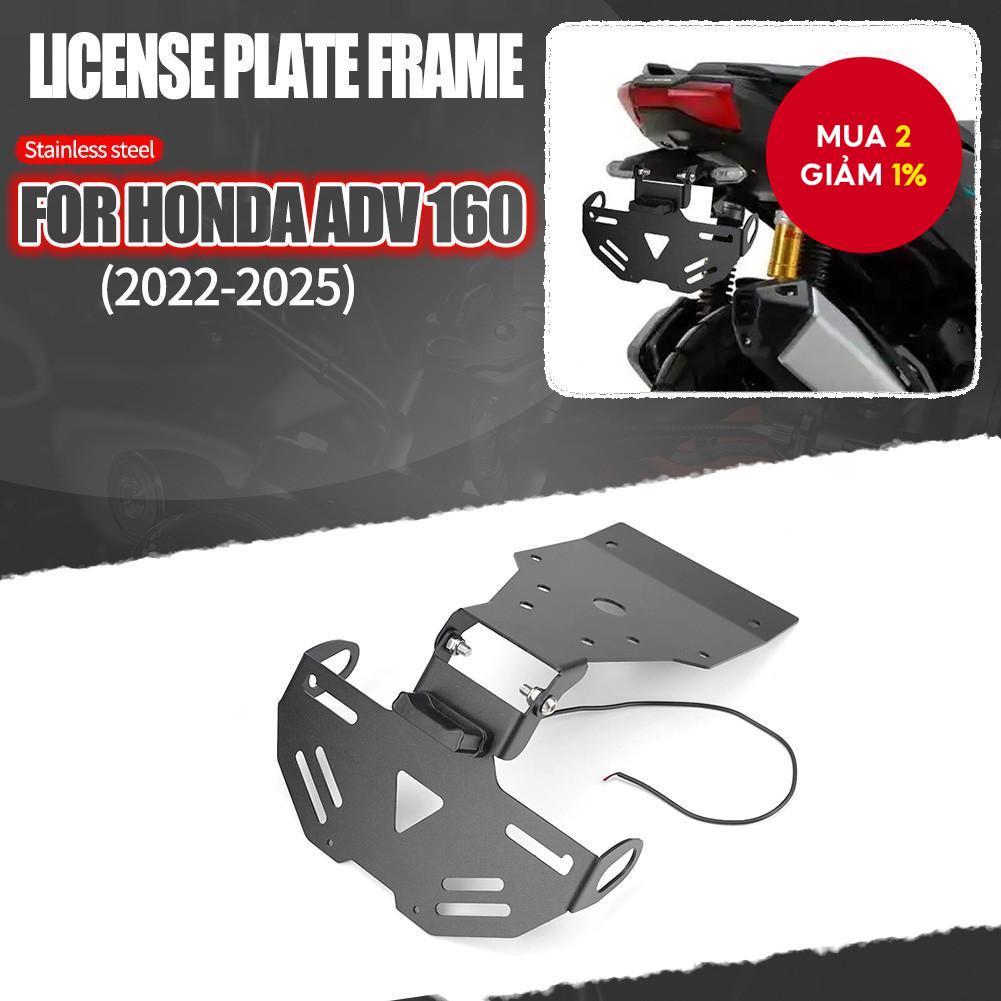 Giá đỡ biển số xe máy 2025 ADV160, đèn hậu, giá đỡ chắn bùn gọn gàng cho Honda ADV 160 2022-2024 202