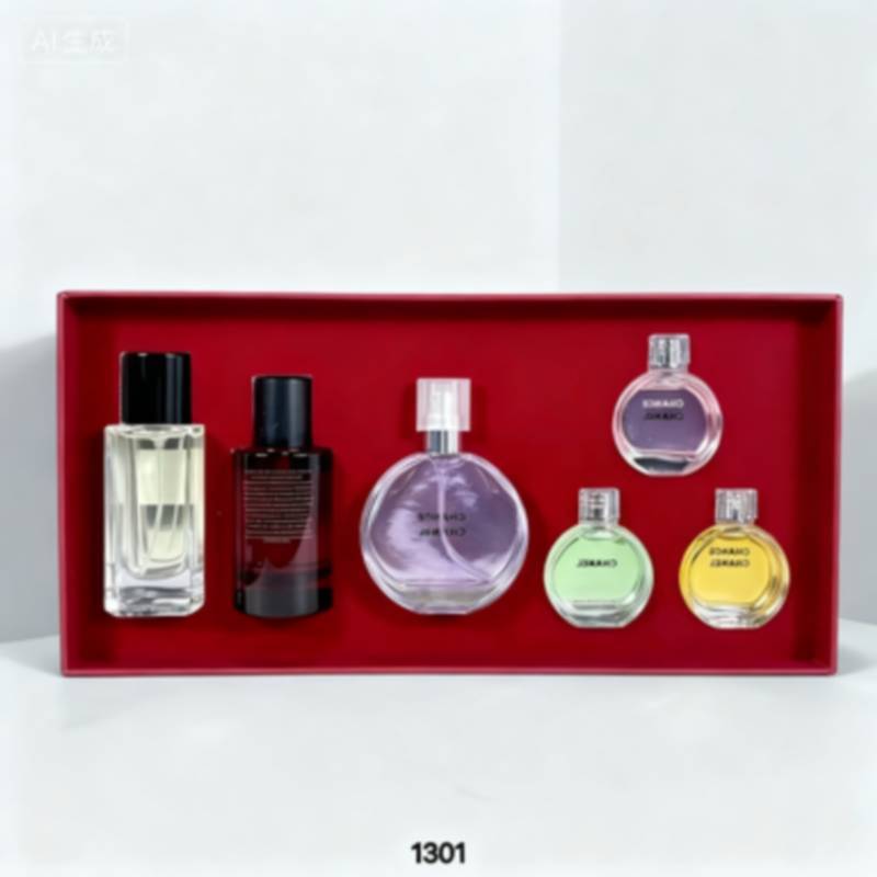 Q-12-3 + 3 Nước Hoa Bộ Mẫu Trung Bình Hộp Quà Tặng 3 * 30ml Mẫu Trung Bình 1957 / Đỏ N1 / Tím Gặp 3 