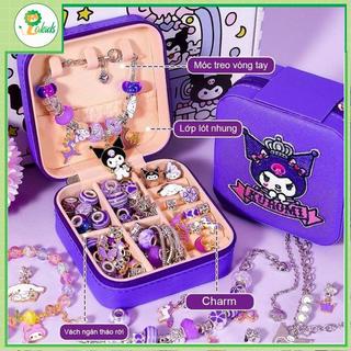  Bộ vòng tay pandora chaudé charm dây chuyền xâu chuỗi hạt trang sức cho bé đồ chơi handmade DIY tự làm thủ công sáng tạo 