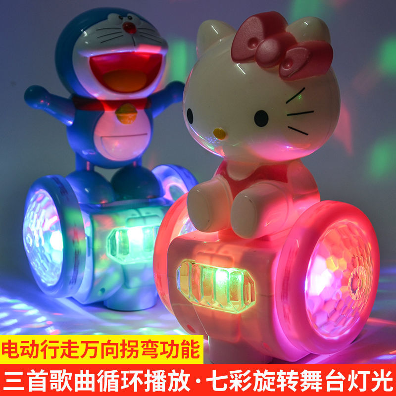 Hot Sale#Toy Singing Walking Rotating Lights Children's Balance Car1-2-4One-year-old Boys and Girls 