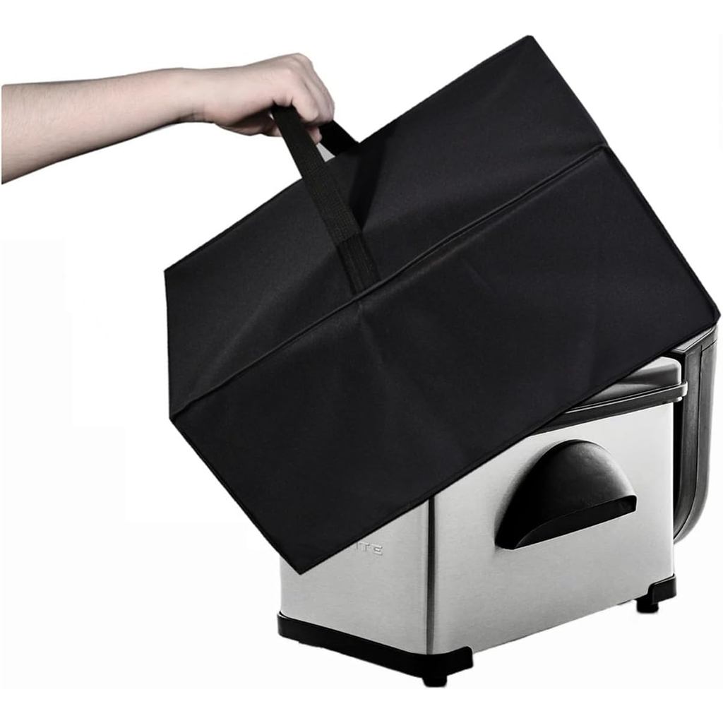 Vỏ nồi chiên sâu, chống thấm nước hạng nặng, tương thích với nồi chiên sâu điện OVENTE 2 lít FDM2201