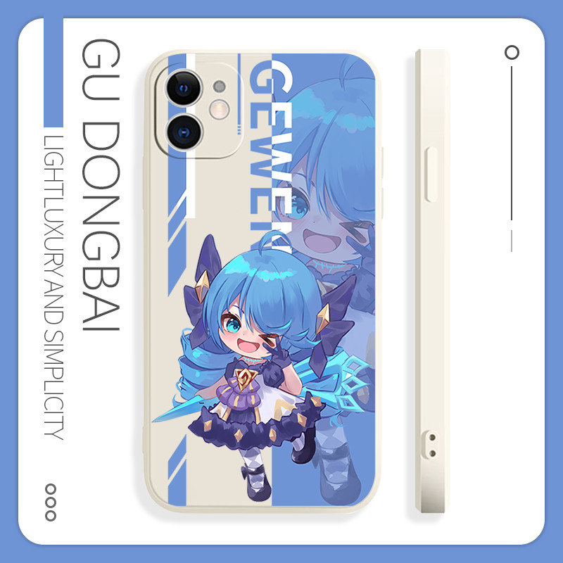 Ốp lưng họa tiết Liên Minh Huyền Thoại Gwen iPhone 17 16 iPhone 15 14 13 12 11 Plus Pro Max TPU Clea