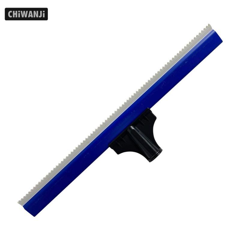 CHiWANji Epoxy Floor Squeegee Notched Hand Tool Lớp phủ xi măng răng cho văn phòng tại nhà Trung tâm