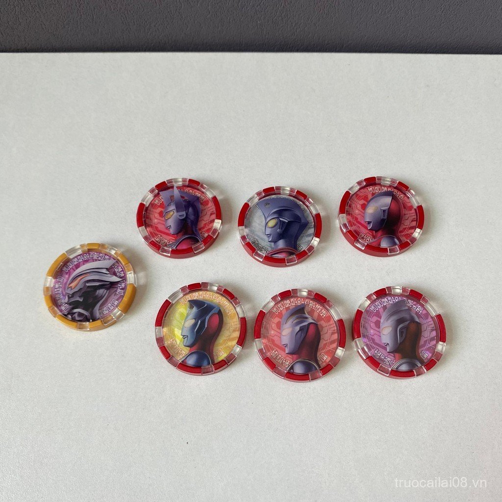 Bộ huy chương Zeta Ultraman số lượng lớn chính hãng Beta Shock Gamma Future Set SP Seven-Person Set